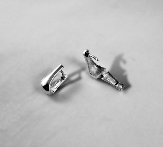 Pear Huggies - agsb contemporary jewellery