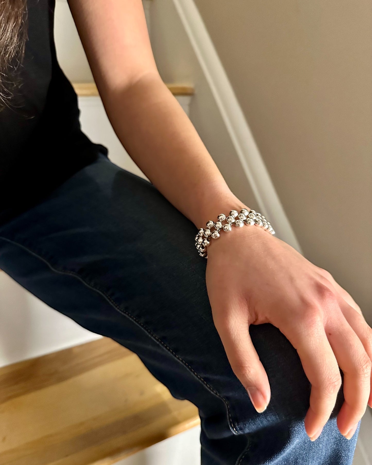 Abacus 3 Bead Bracelet - agsb contemporary jewellery