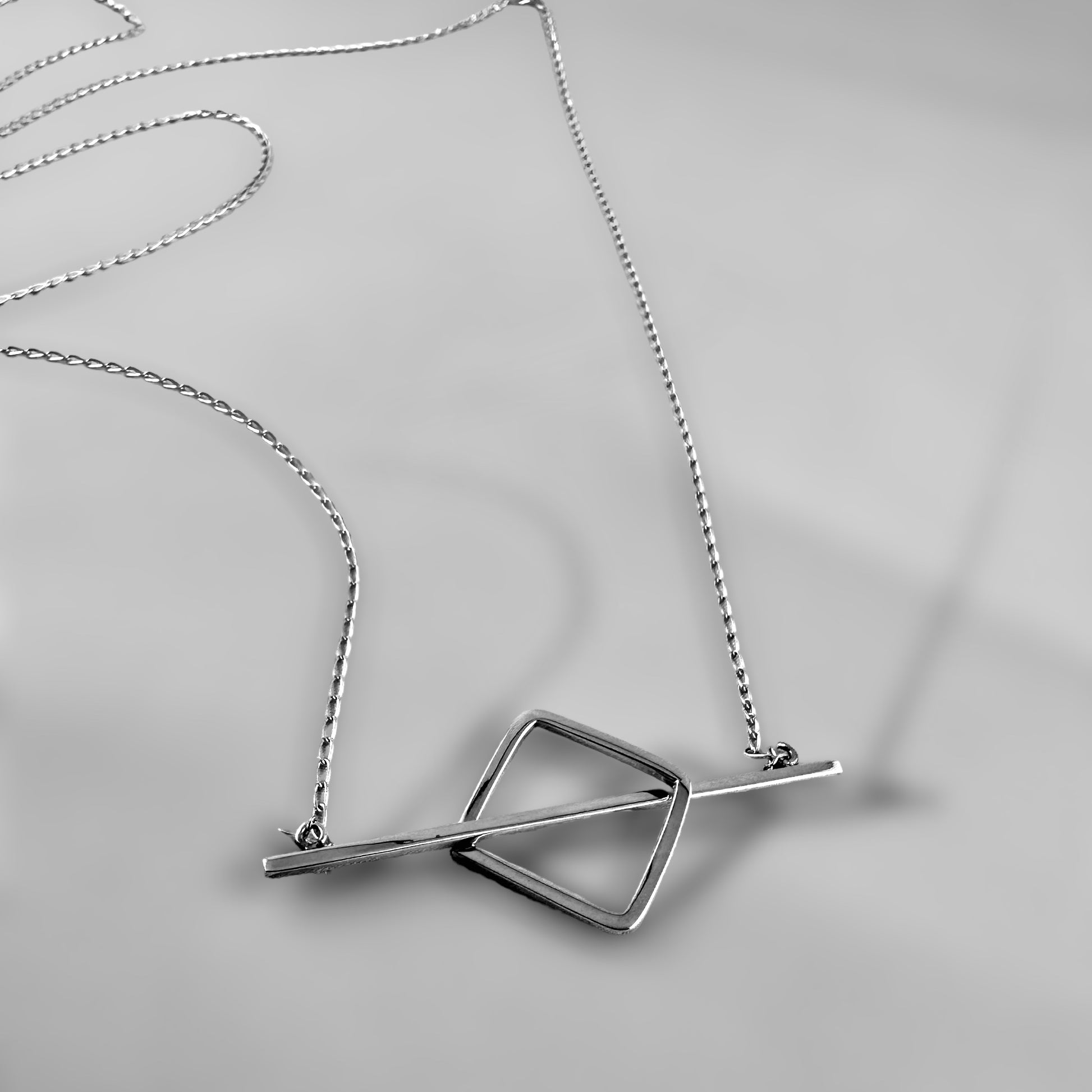 Rombo/Bar Long Necklace - agsb contemporary jewellery