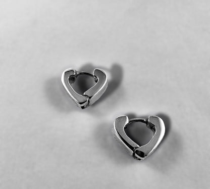 Heart Huggies - agsb contemporary jewellery