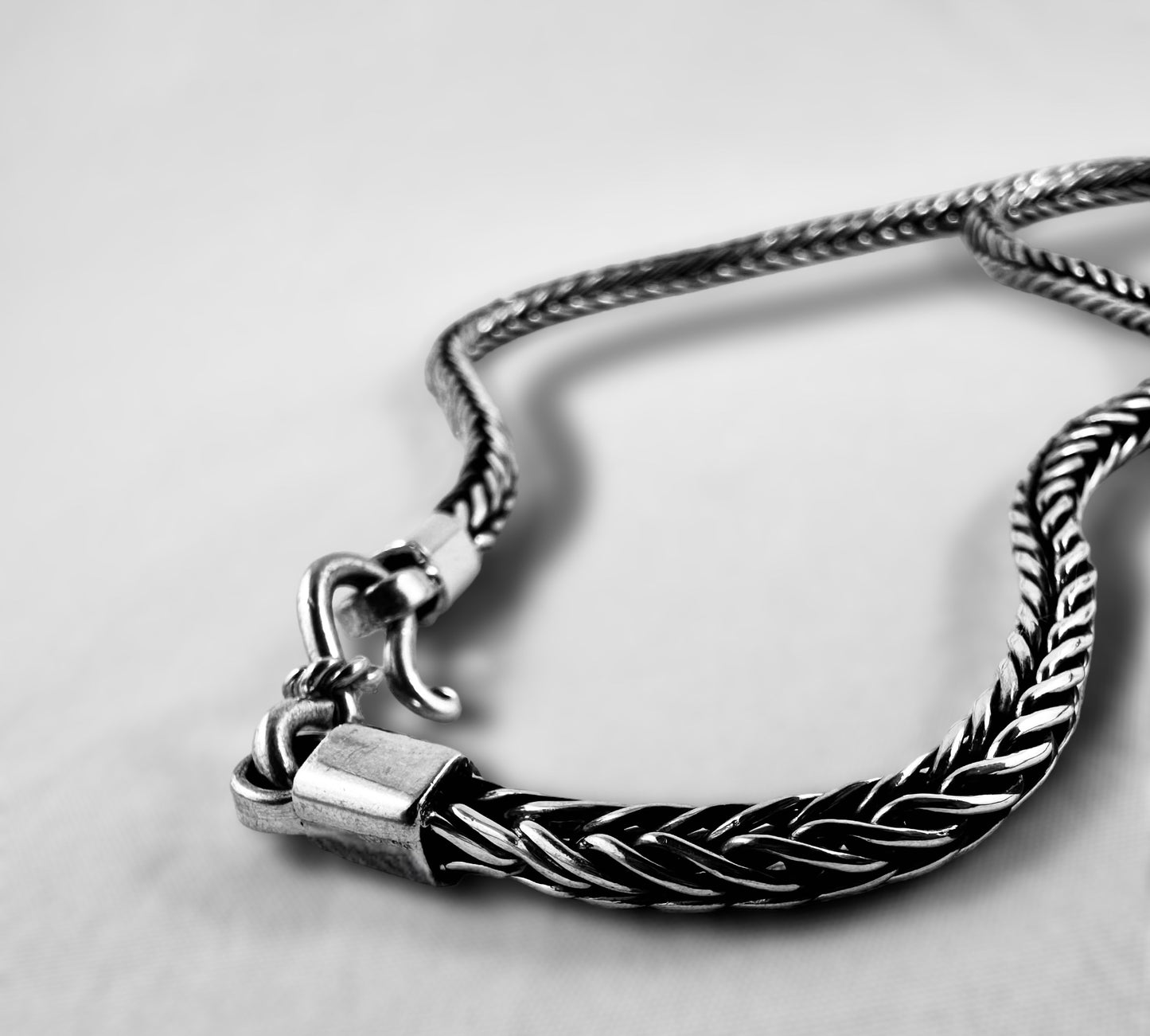 Foxtail woven Vintage Necklace - agsb contemporary jewellery