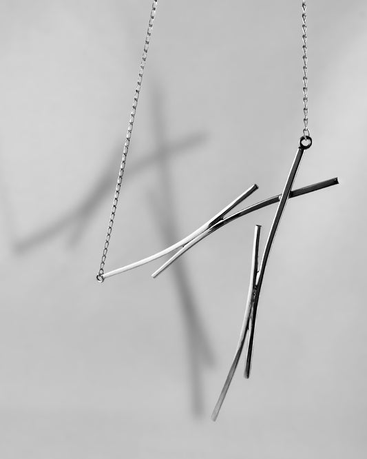 Chopsticks Long Necklace - agsb contemporary jewellery