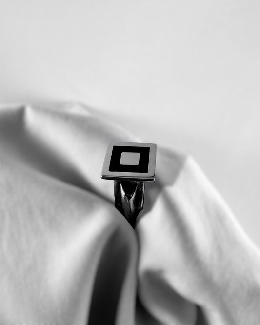 B&W Cufflinks - agsb contemporary jewellery
