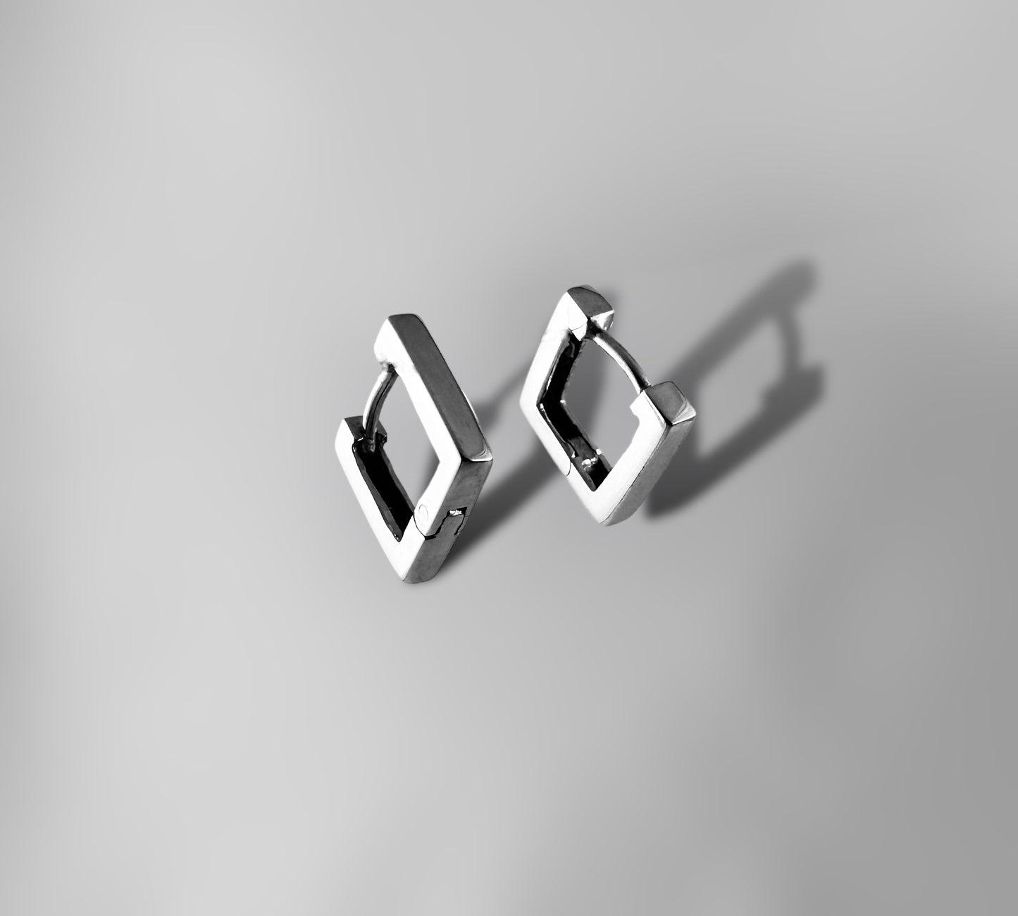 Square Thin Huggies - agsb contemporary jewellery
