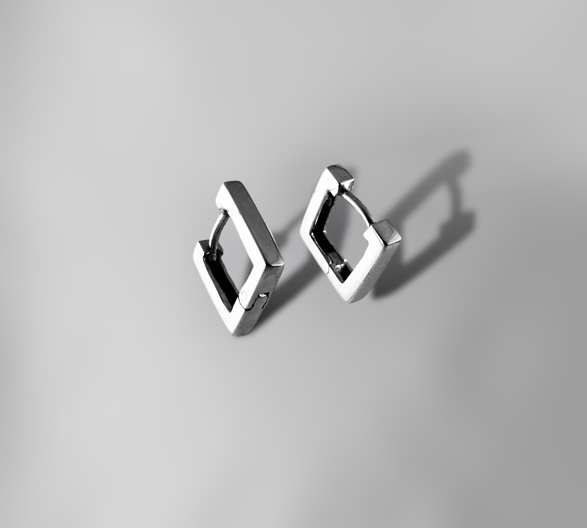 Square Thin Huggies - agsb contemporary jewellery