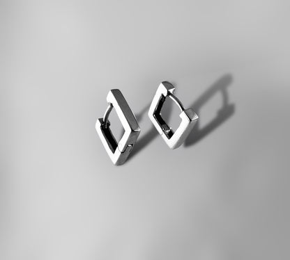 Square Thin Huggies - agsb contemporary jewellery