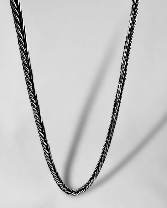 Foxtail woven Vintage Necklace Men - agsb contemporary jewellery