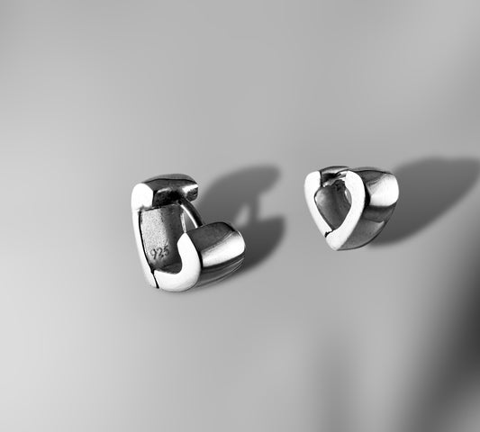 Heart Huggies - agsb contemporary jewellery