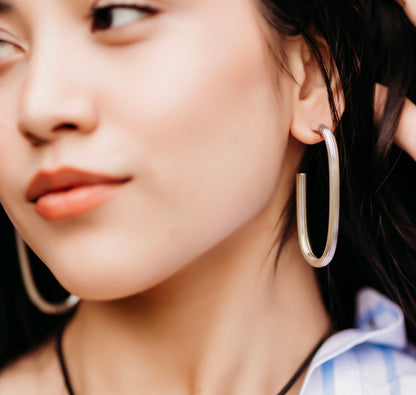 Oval Hoops - agsb contemporary jewellery