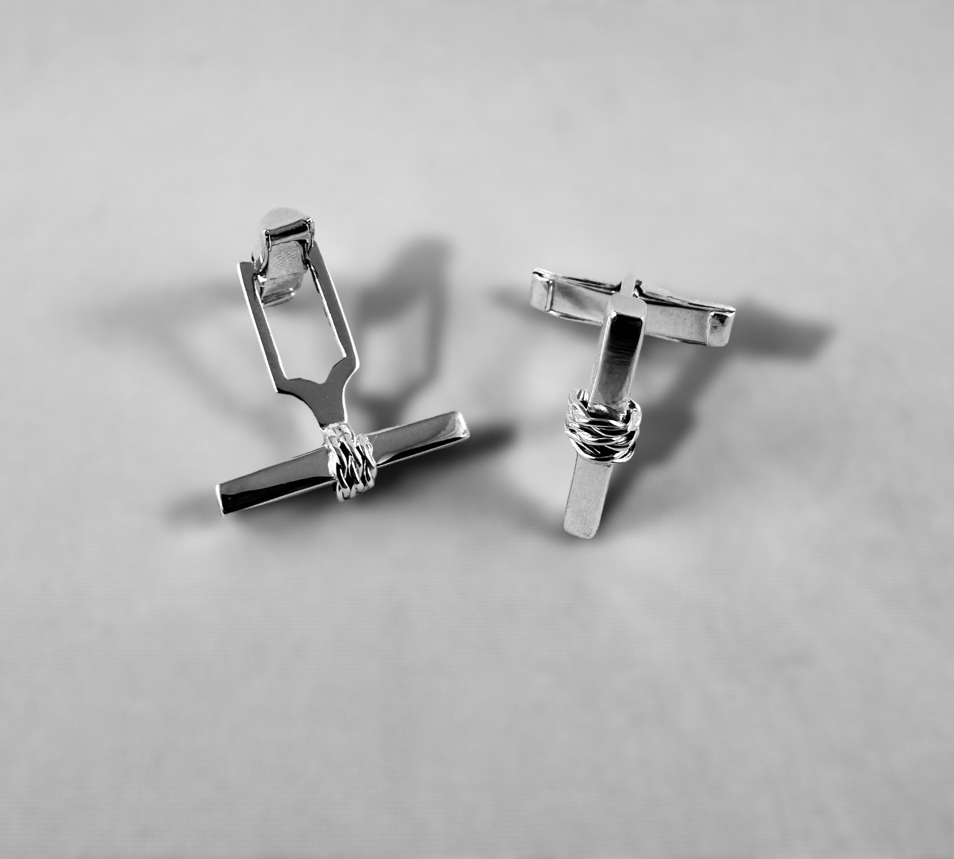 Tied Cufflinks - agsb contemporary jewellery