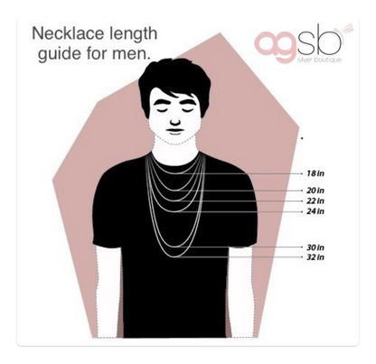 Men’s Everyday Box Chain Thick (2.5mm) - agsb contemporary jewellery