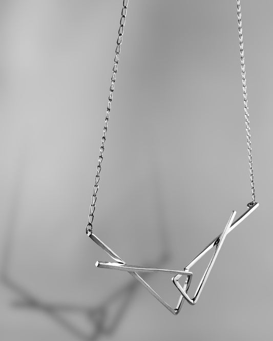 Intersection Long Necklace