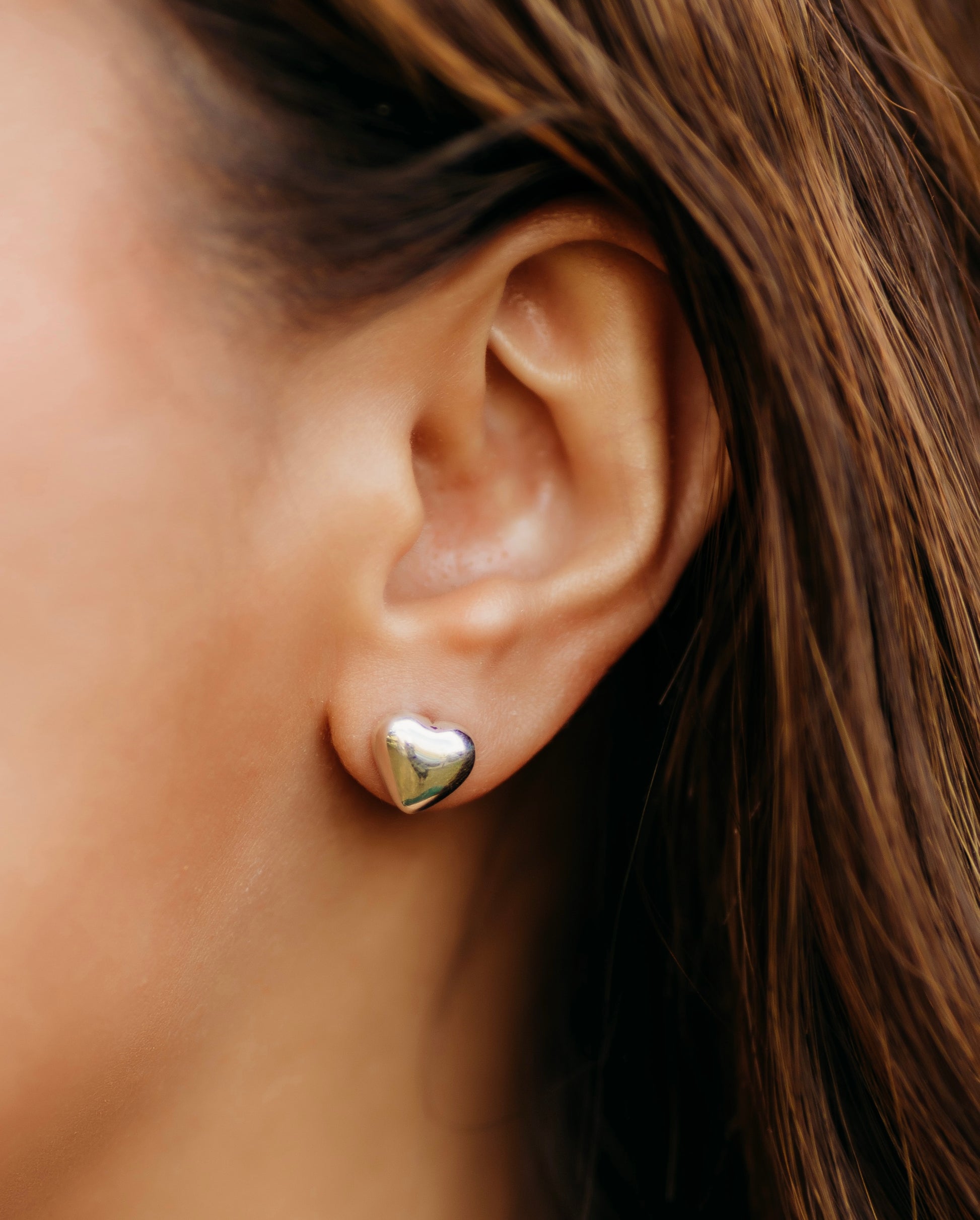 Heart Stud - agsb contemporary jewellery