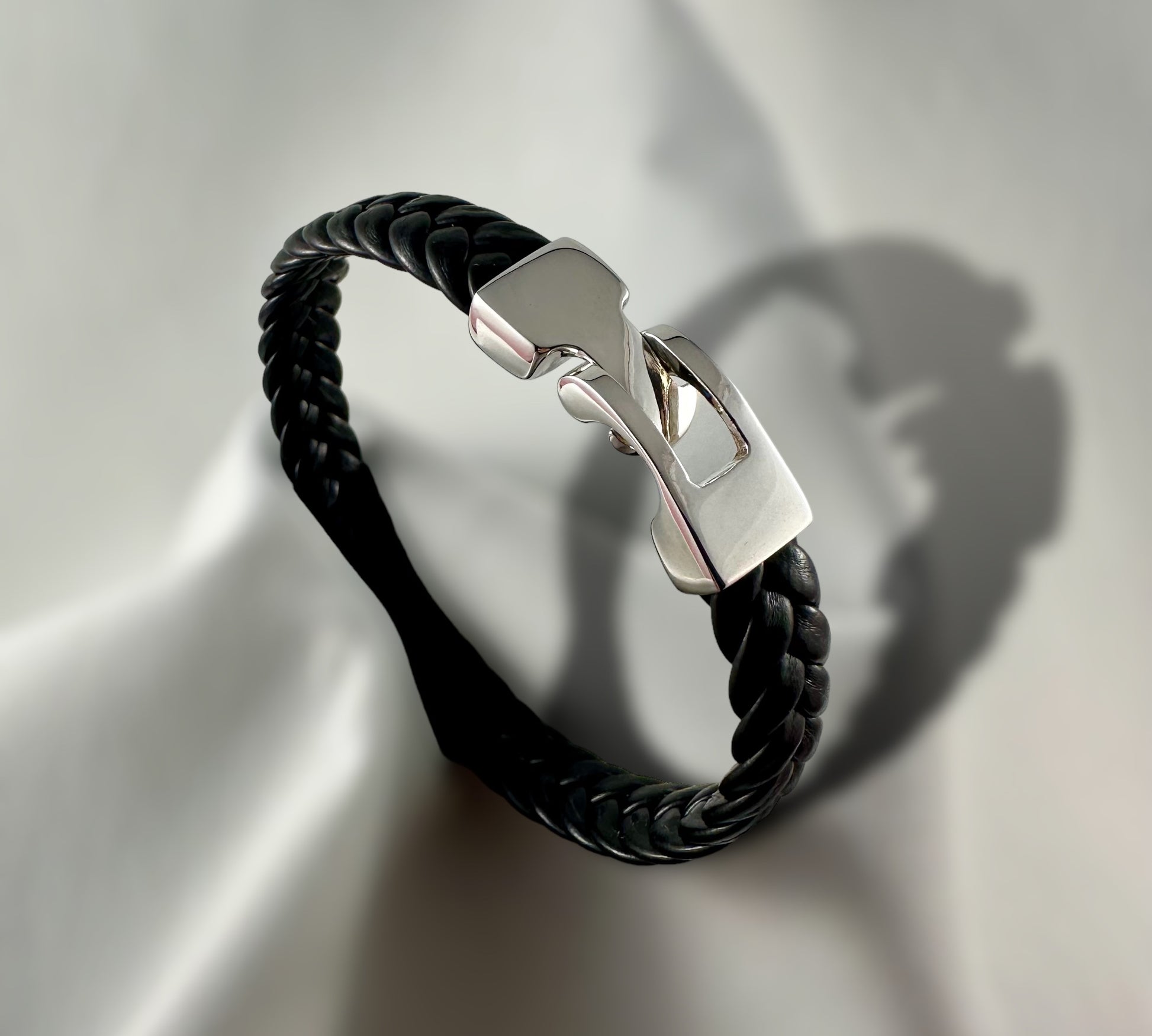 Leather, braids & Silver - agsb contemporary jewellery
