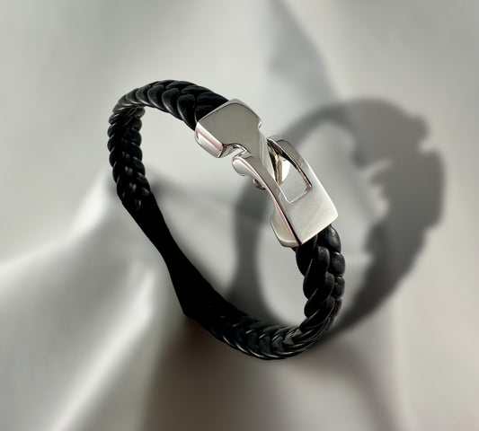 Leather, braids & Silver - agsb contemporary jewellery