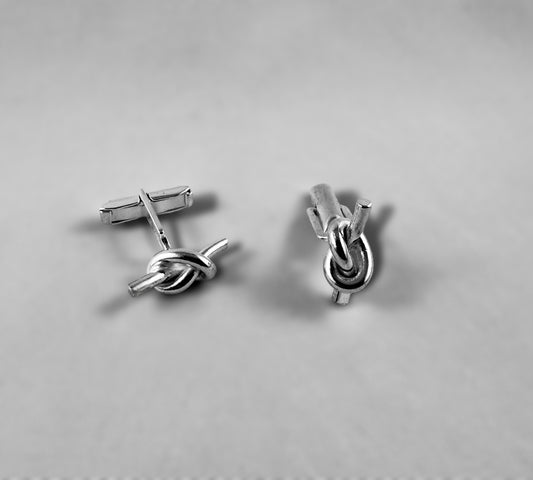 Knot Cufflinks - agsb contemporary jewellery