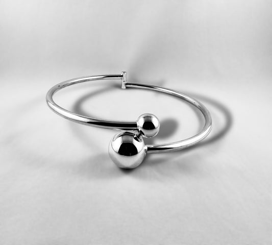 Spheres Hinged Short Necklace - agsb contemporary jewellery