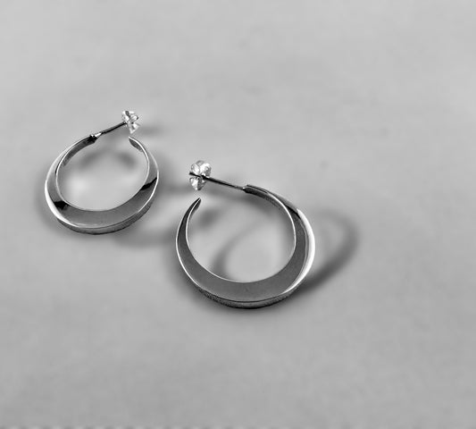 Luna hoop - agsb contemporary jewellery