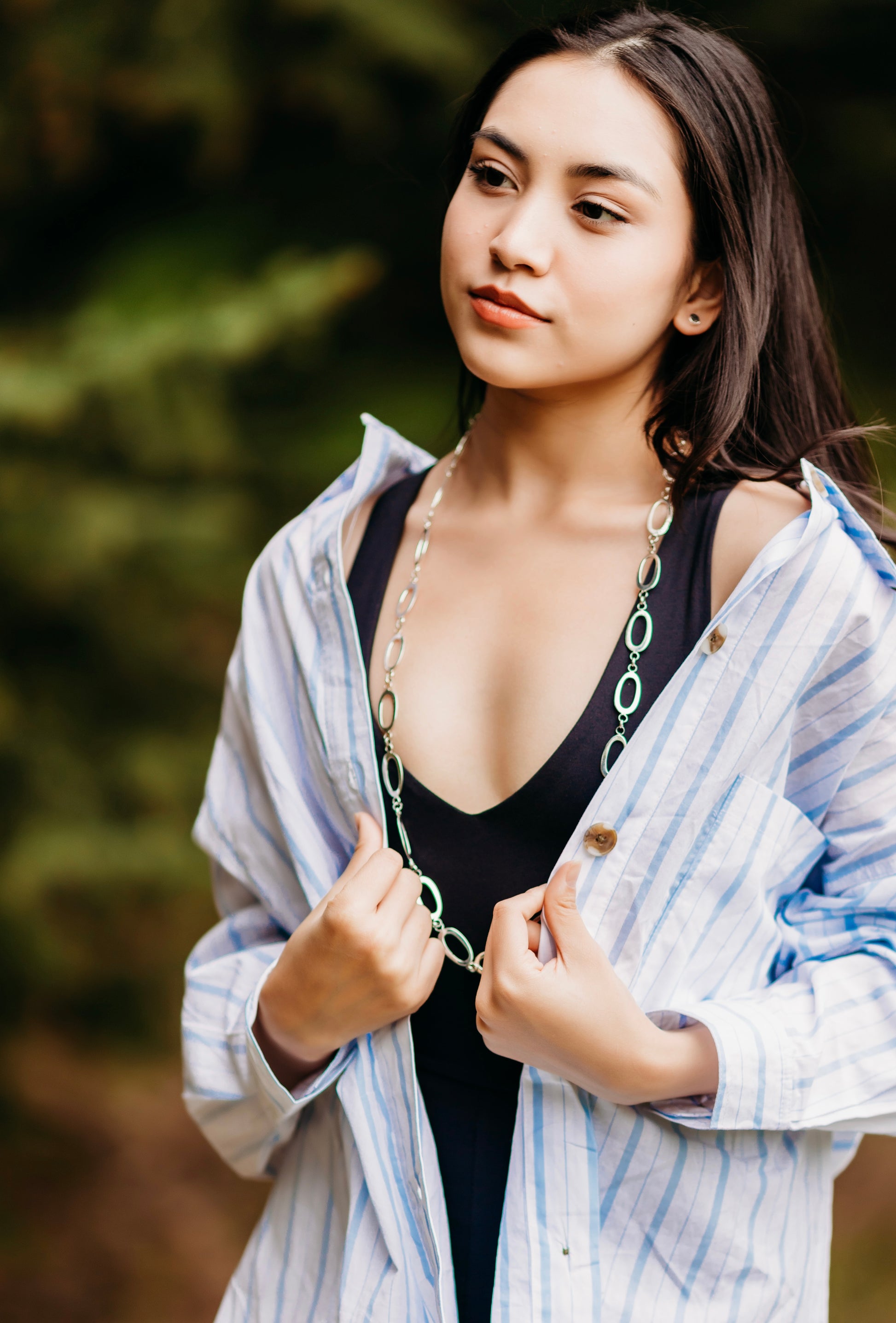 Oval Link Long Necklace - agsb contemporary jewellery