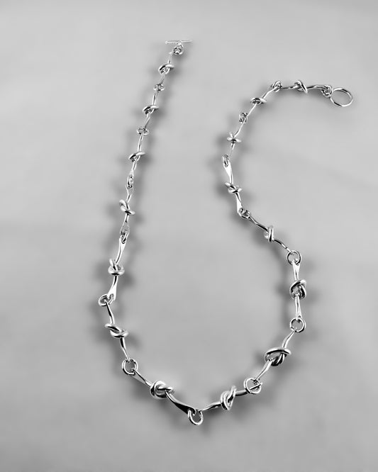 Presence Knot Short Necklace - agsb contemporary jewellery