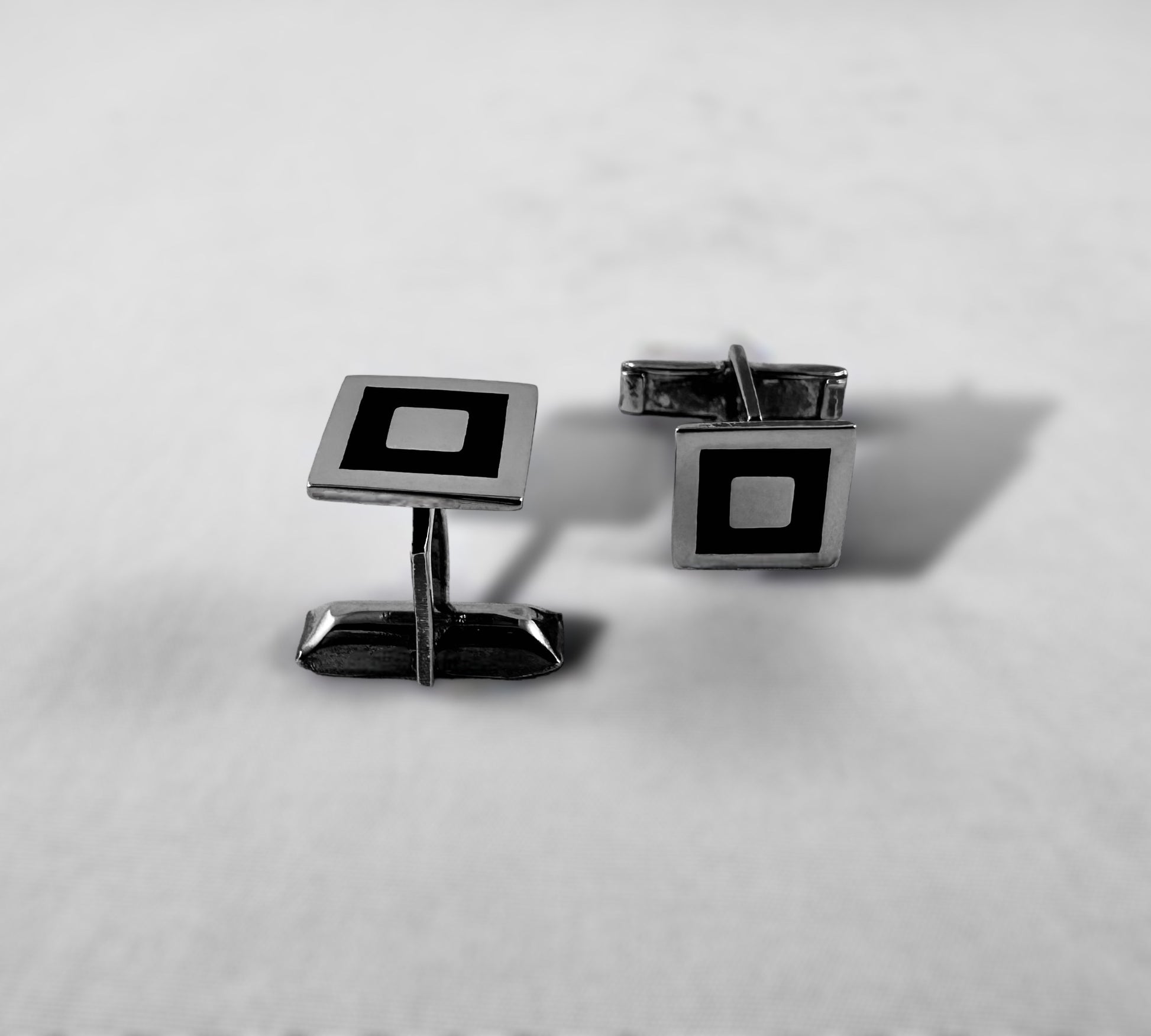 B&W Cufflinks - agsb contemporary jewellery