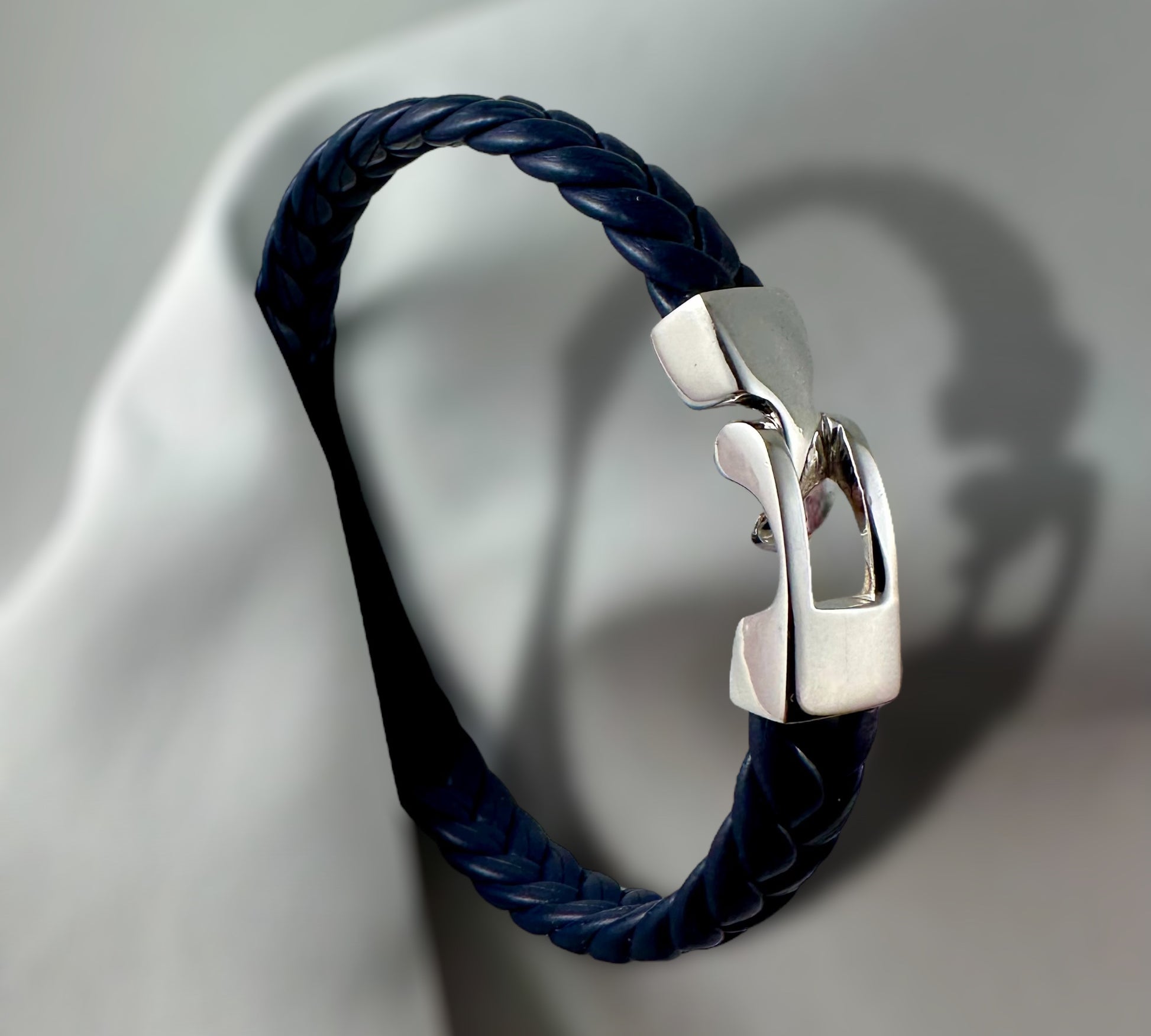 Leather, braids & Silver - agsb contemporary jewellery