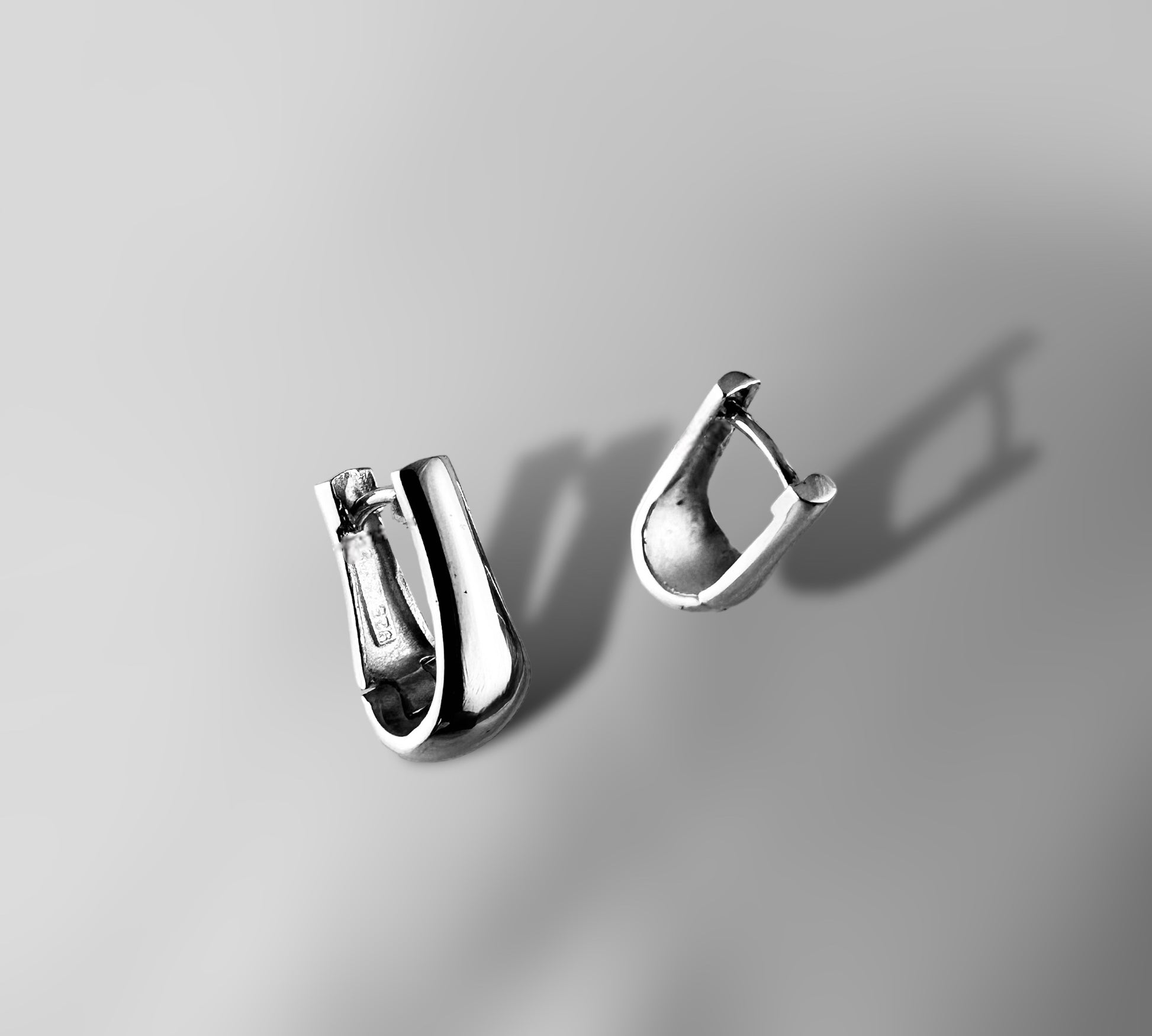 Pear Huggies - agsb contemporary jewellery
