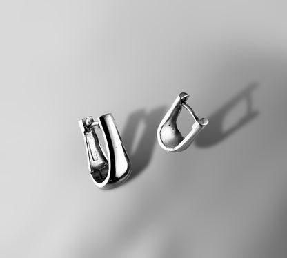 Pear Huggies - agsb contemporary jewellery