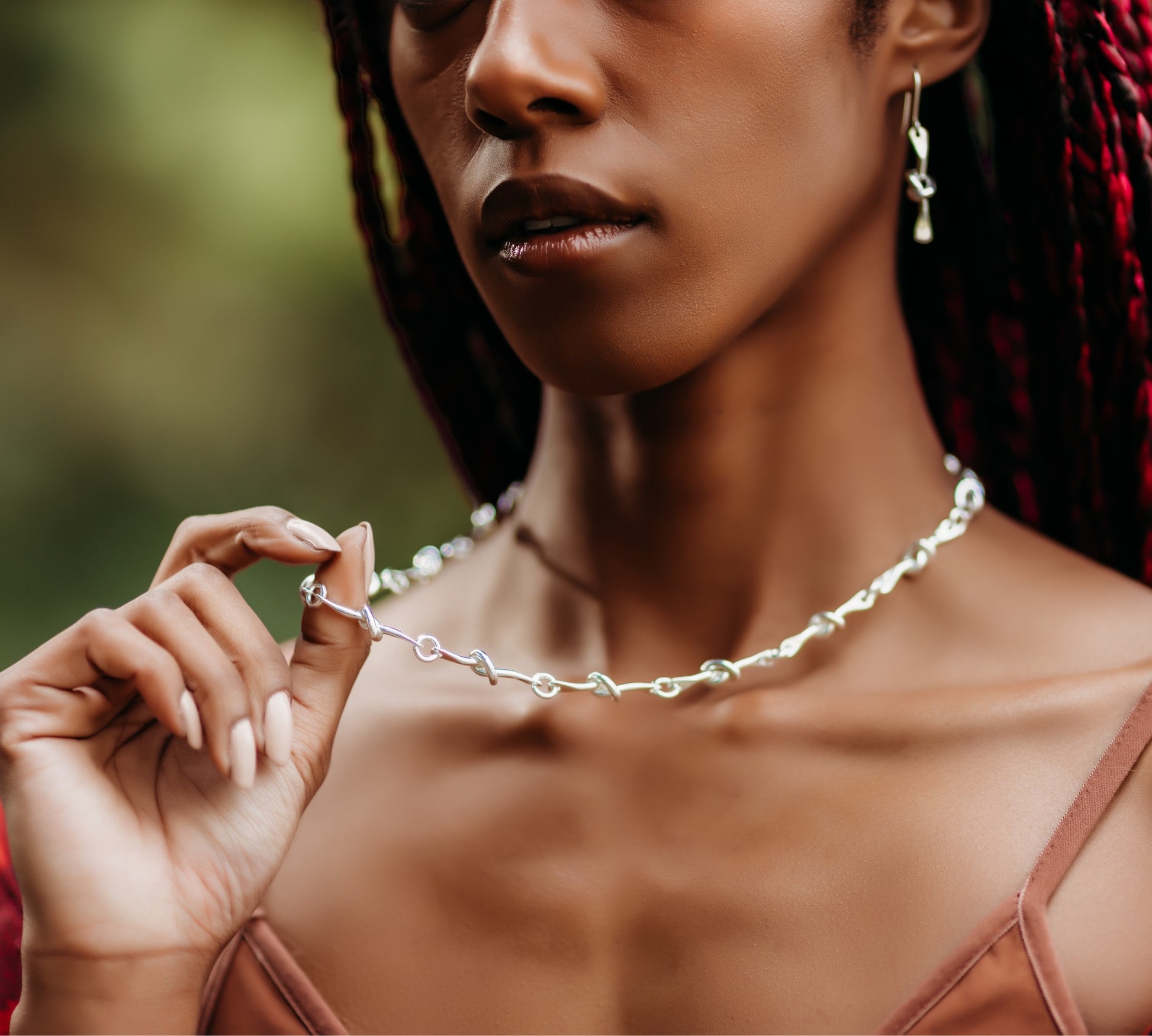 Presence Knot Short Necklace - agsb contemporary jewellery