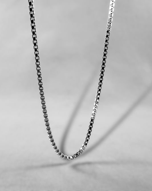 Everyday Box Chain Thin (1.5mm) - agsb contemporary jewellery