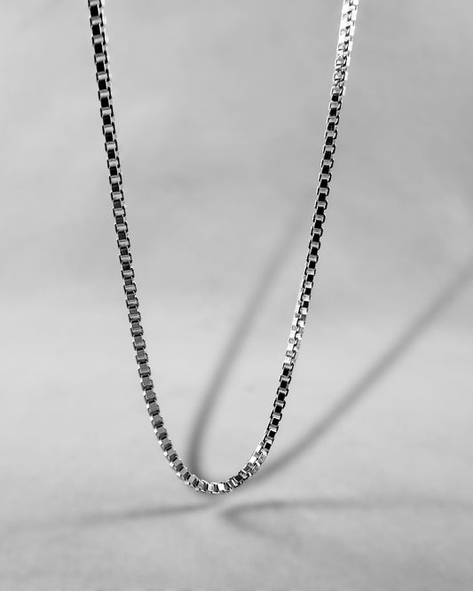 Everyday Box Chain Thick (2.5mm) - agsb contemporary jewellery