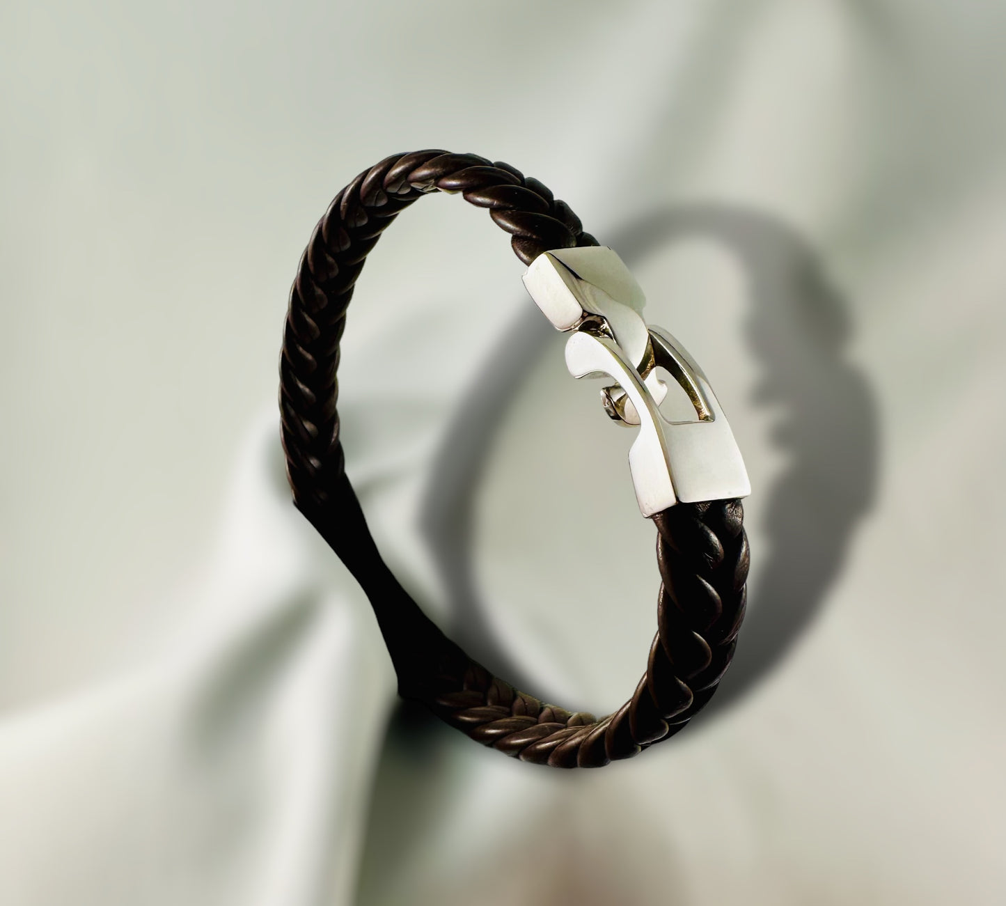 Leather, braids & Silver - agsb contemporary jewellery