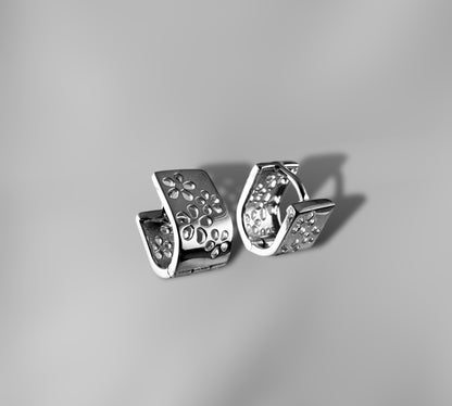 Flower Huggies - agsb contemporary jewellery