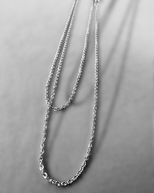 Long links Everyday Chain (2 lengths in one) - agsb contemporary jewellery