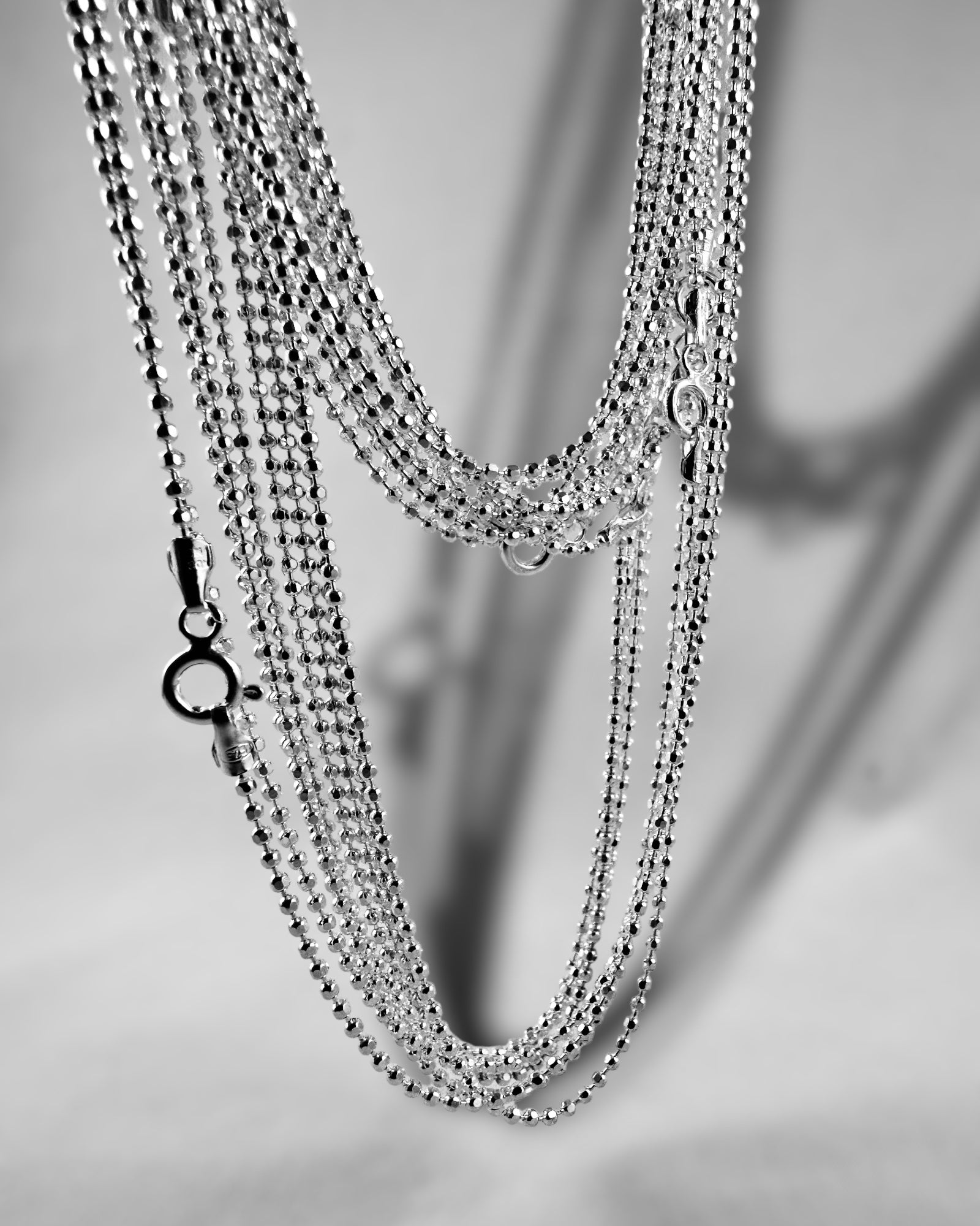 Long Beaded Everyday Chain - agsb contemporary jewellery