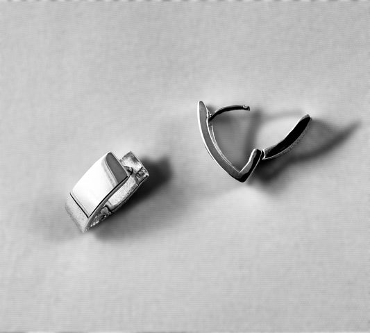 V Small Huggies - agsb contemporary jewellery