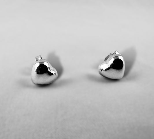 Heart Stud - agsb contemporary jewellery