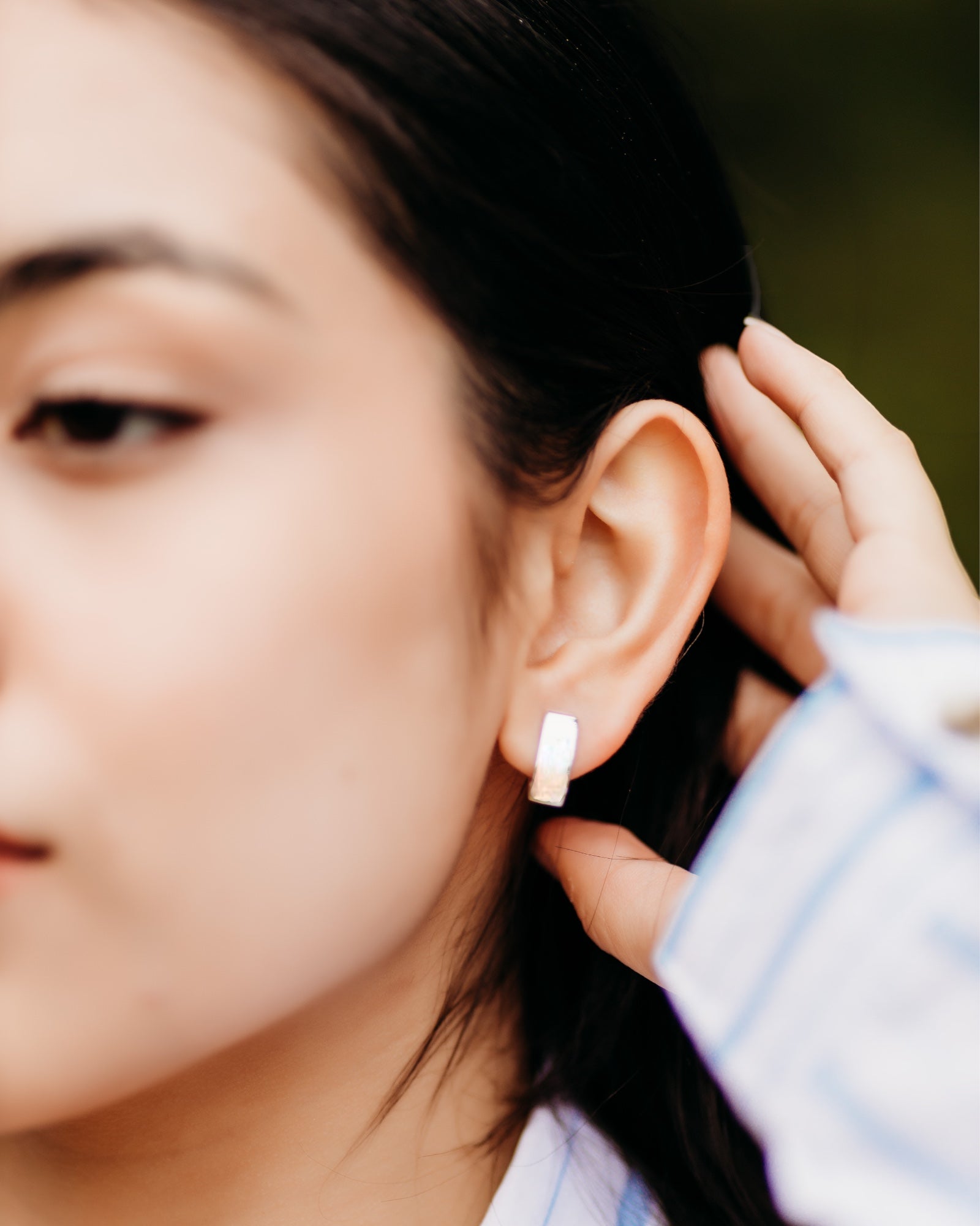 V Small Huggies - agsb contemporary jewellery