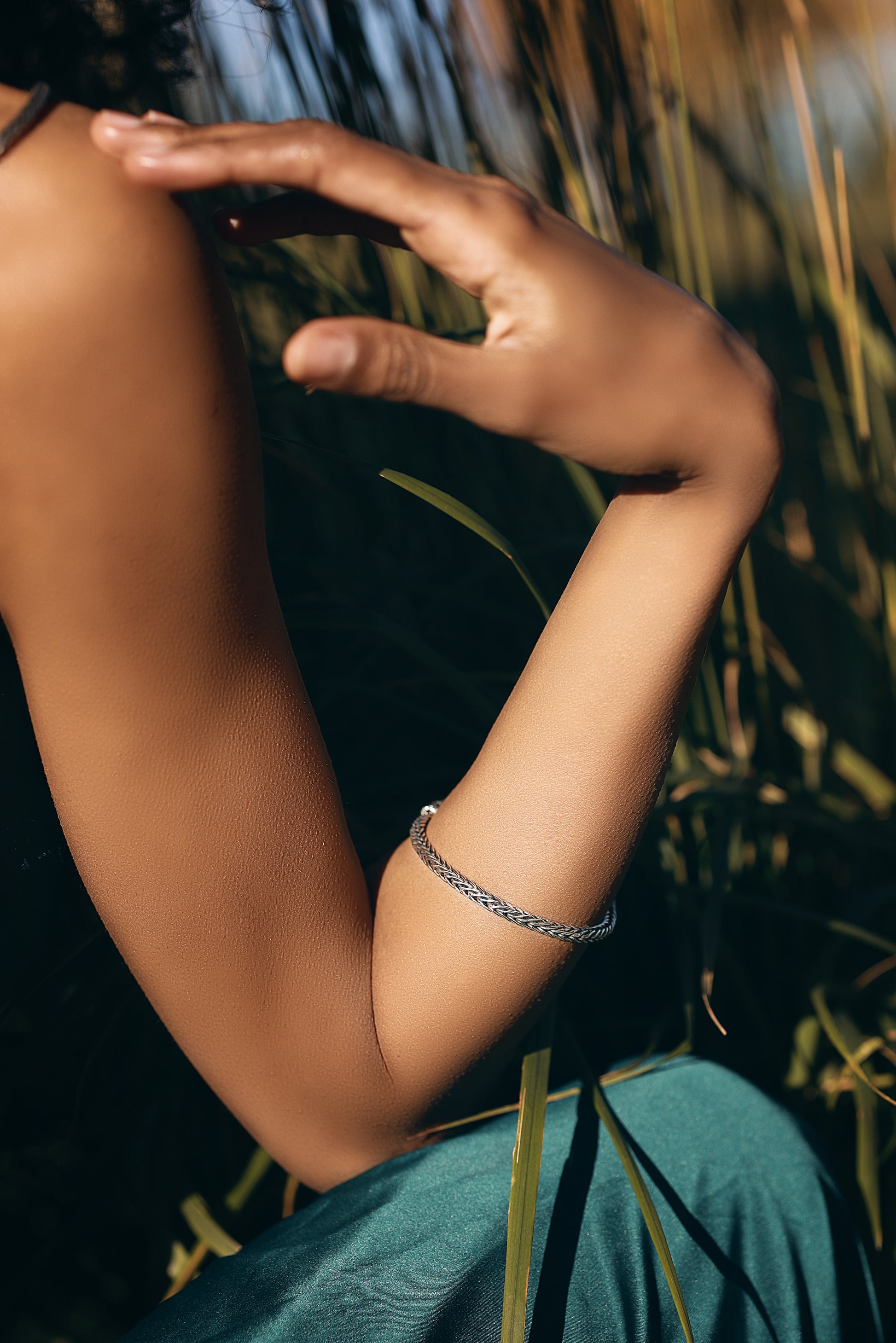 Foxtail Woven bracelet - agsb contemporary jewellery