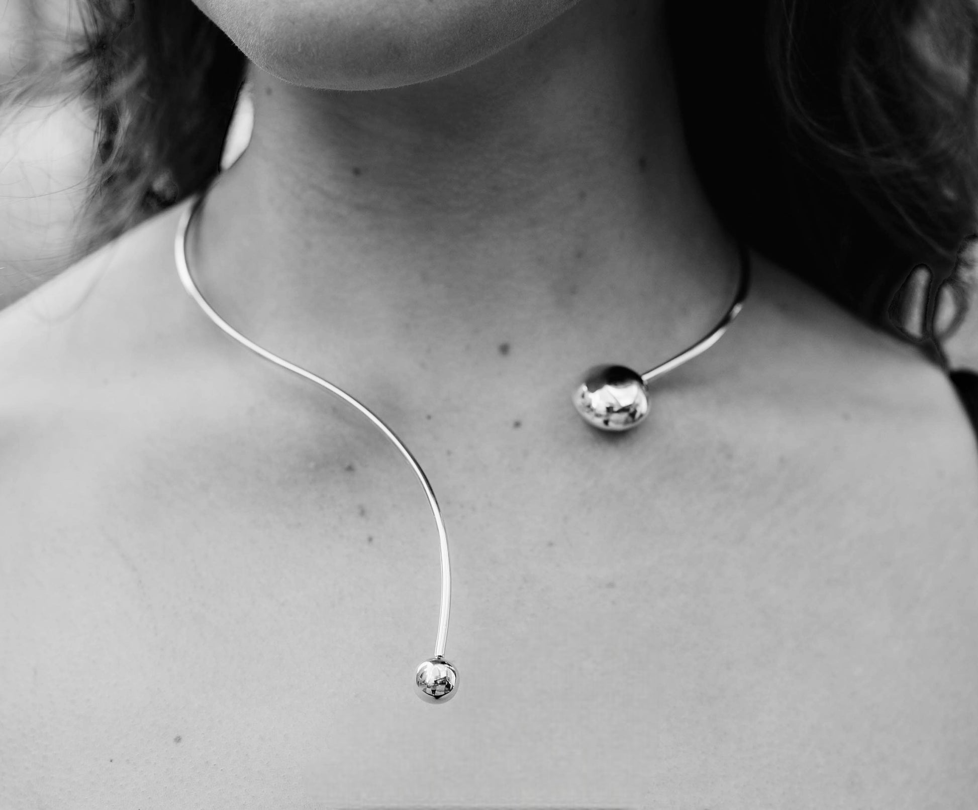 Ethereal Front Open Necklace - agsb contemporary jewellery