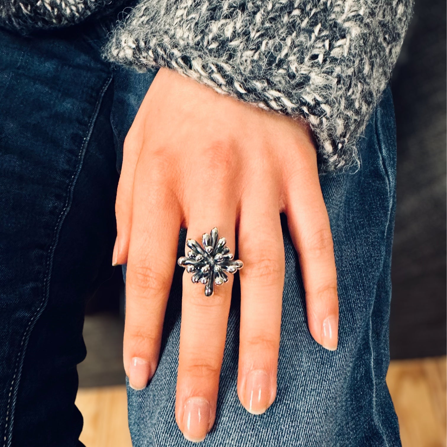 Flower Ring - agsb contemporary jewellery