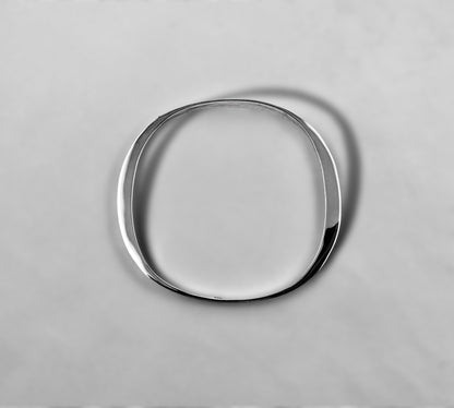 Wind Silver Bangle