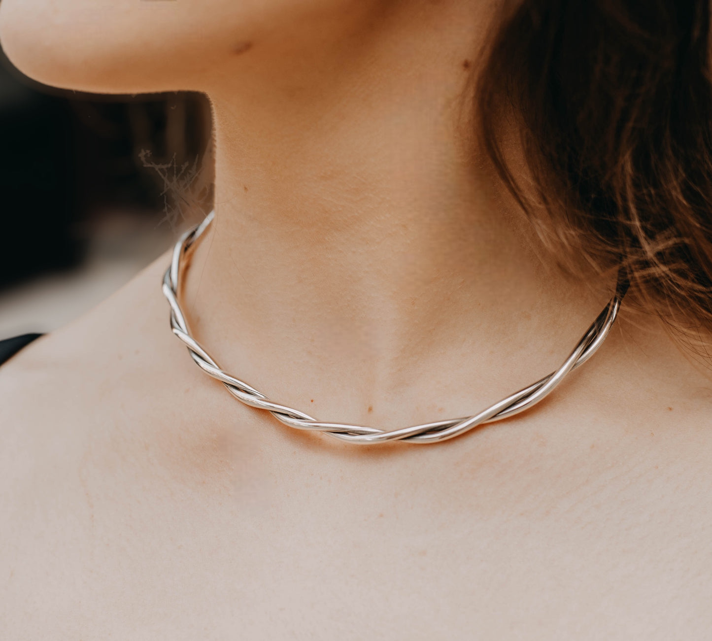 Braided Short Necklace - agsb contemporary jewellery