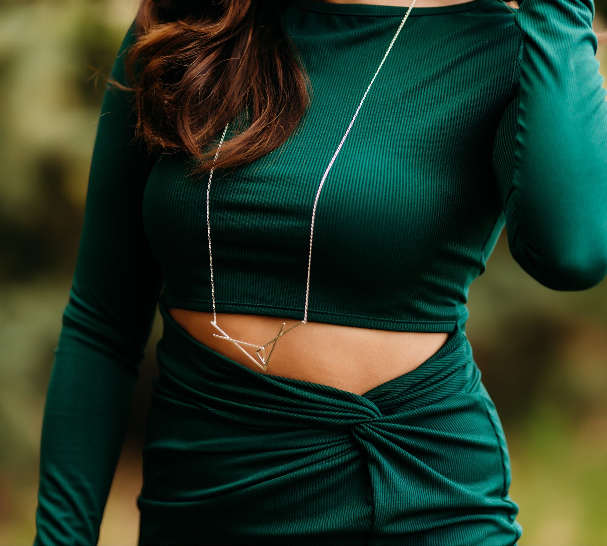 Intersection Long Necklace - agsb contemporary jewellery