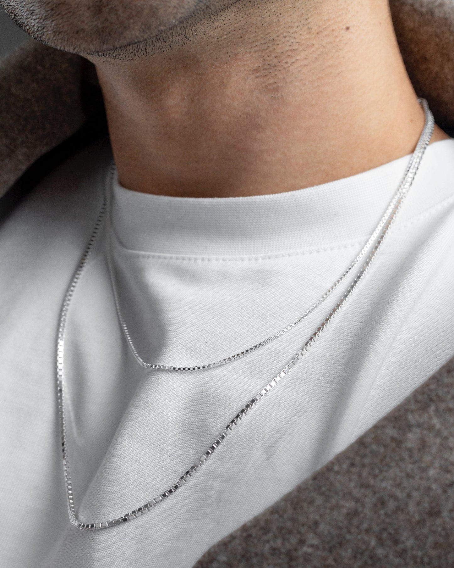 Men’s Everyday Box Chain Thin (1.5mm) - agsb contemporary jewellery